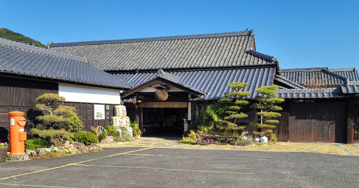 梅ヶ枝酒造の表玄関