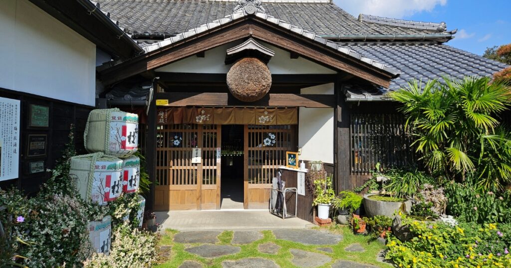 梅ヶ枝酒造入口